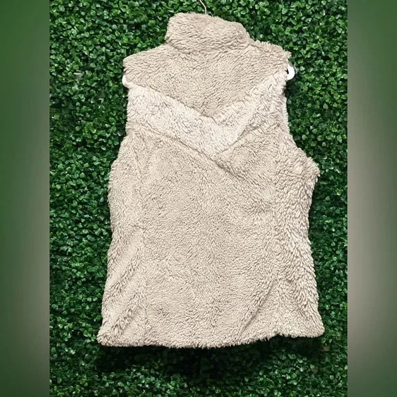 Patagonia Bleached Stone Retro Chevron Pelage Vest Vintage Women’s Med Full Zip - Picture 2 of 15